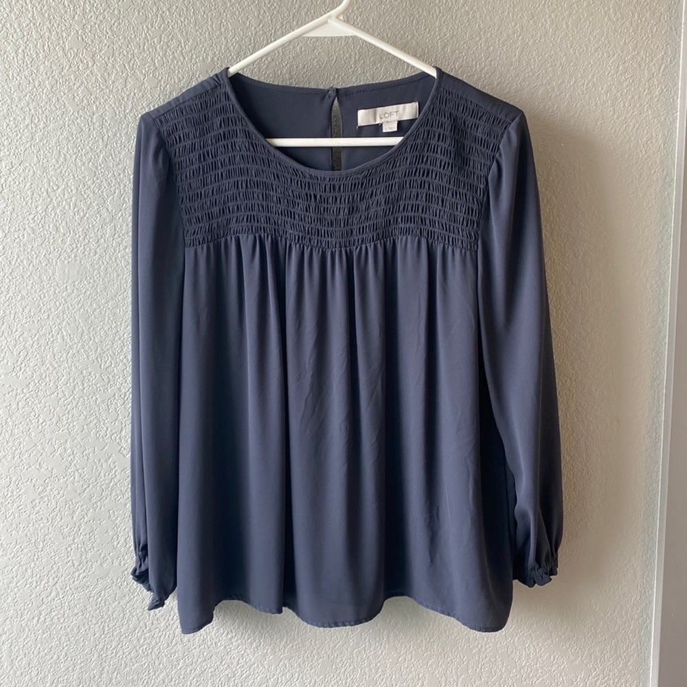 Charcoal Loft Blouse
